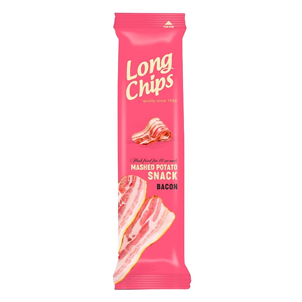 Snack Long Chips Sour Bacon